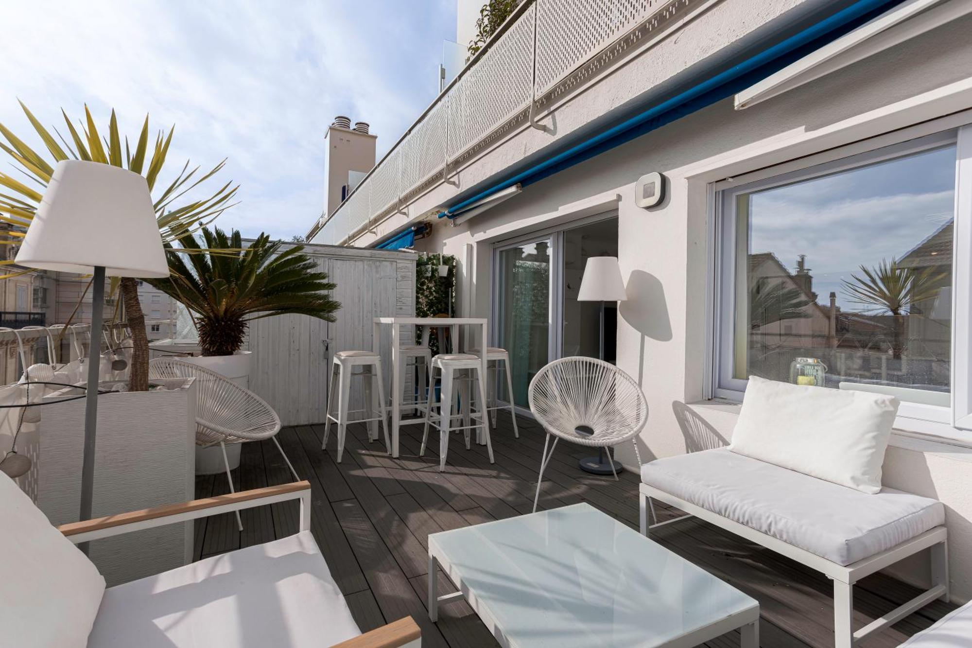 Cannes Bliss - 12Mn A Pied Du Palais, 5Mn Plages, Clim, Terrasse Exterior foto